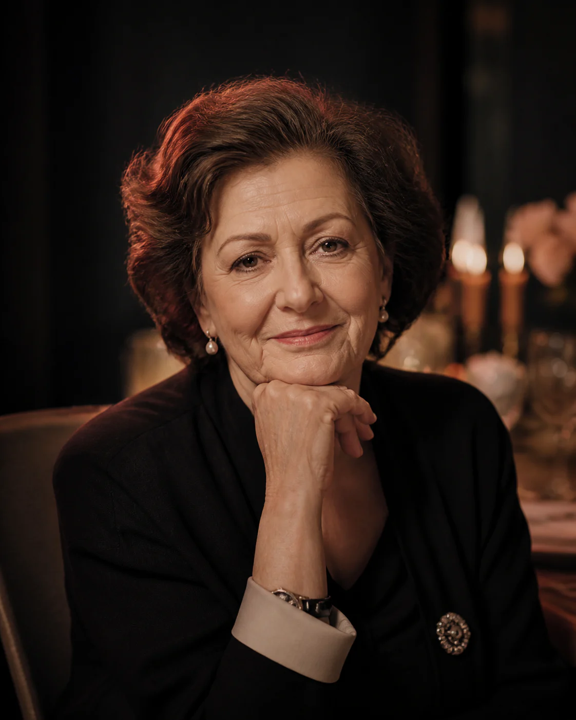 Fictional editorial portrait of Ruth K.